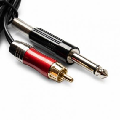 RCA tattoo machine cable, straight